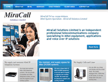 Tablet Screenshot of miracall.co.uk